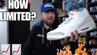 HOW LIMITED ARE THE JORDAN 3 CRAFT 