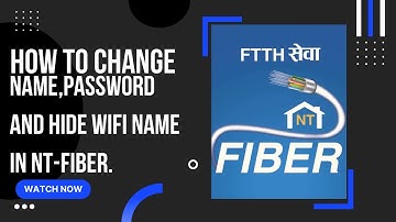 How to change name, password, and hide your wifi name in NT-Fiber.#ntfiber