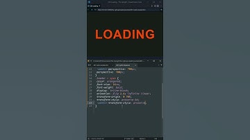CSS LOADER #shorts #trending #trend #viral #viralvideo #code #coder #webdesign #webseries