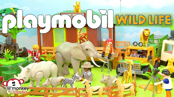🦁 Playmobil Wild Life Collection! Build and Play!  Find out how Amazon John Ricardo gets his name! 🐵