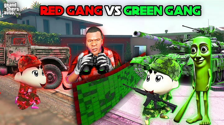 GTA5 : SHINCHAN RED GAND VS FRANKLIN GREEN GANG FIGHT