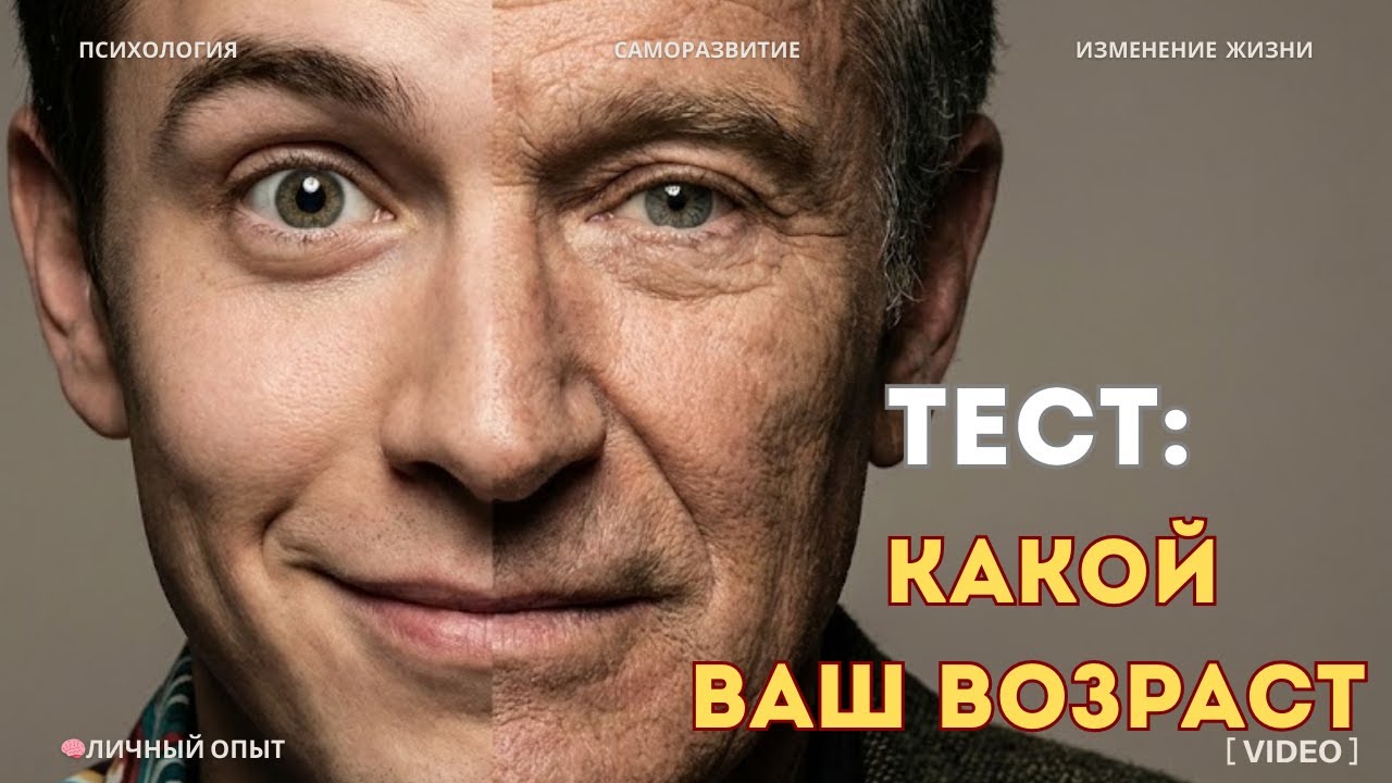 ТЕСТ: Каков ваш НАСТОЯЩИЙ умственный возраст? 🧠