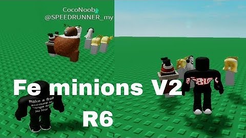 Roblox Fe Script Showcase | Fe minions V2 | Fluxus and Hydrogen and Delta and Arceus x
