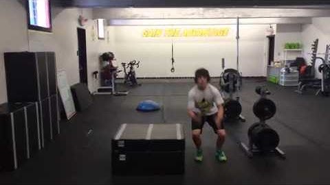 Lateral Bound Box Jumps.