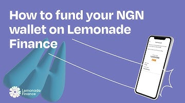 How to fund your NGN wallet on Lemonade Finance
