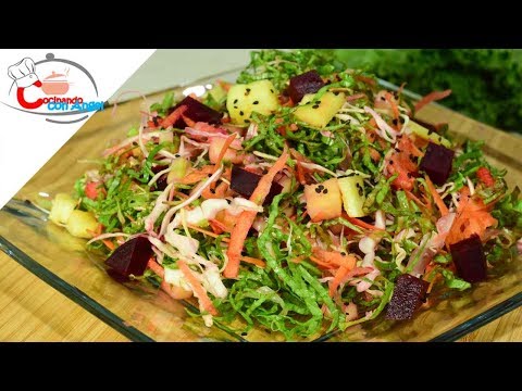 Video: Ensaladas Tradicionales Para La Mesa De Año Nuevo