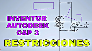 RESTRICCIONES en inventor - Dibujo Mecánico C#3
