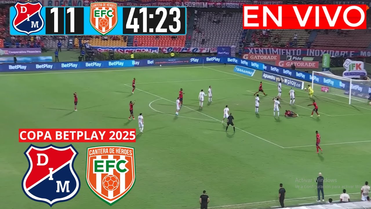 MEDELLIN VS ENVIGADO En Vivo Hoy 🔴 Semifinal Copa Betplay 2025 Vuelta ...