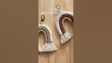 #macrame #macrametutorial #tutorial #artesanato #diy #arcoiris
