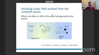 The Effect Of Screening Mechanisms On Black Hole Binary Inspiral Waveforms - Cyril Reneveygrenoble