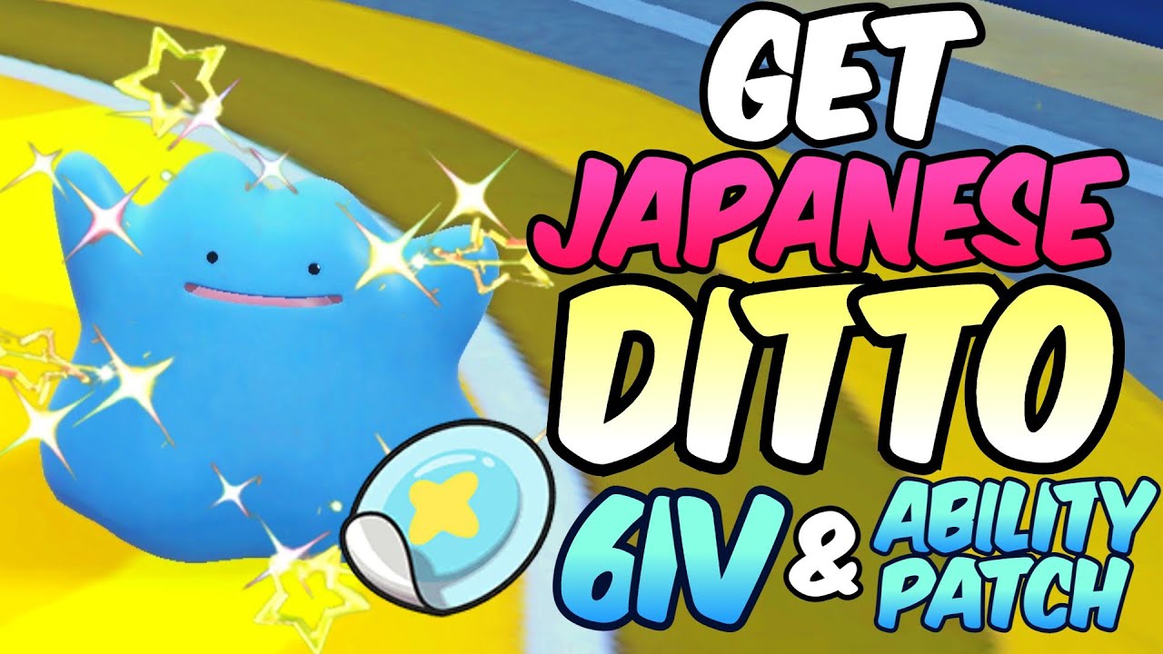 DITTO SHINY 6IV Japanese Masuda Method JPN // Pokemon 