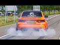 Modified Cars Leaving Car Show 1000HP M5 G90 CRAZY DRIVERS BMW M Mercedes AMG Audi RS Etc 