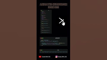 CSS Humburger Icon | HTML | CSS #3 #shorts #ytshorts