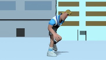 sad walk | walk cycle | animation | 3d animation