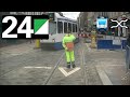 🚊 GVB Amsterdam Tramlijn 24 Cabinerit Centraal Station - VU/Medisch Centrum Driver's view POV 2017