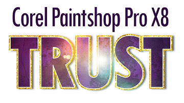 Creative Text Effects in Corel Paintshop Pro