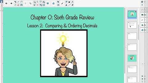 0.2 Comparing & Ordering Decimals