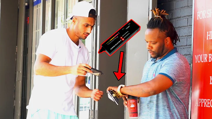 Testing strangers diamonds in the hood prank!