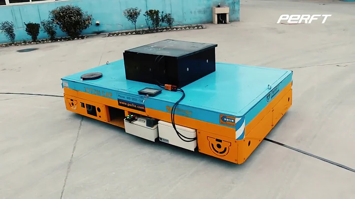 AGV Automated Guided Vehicle with Magnetic Tape Strip for Heavy Duty Material Handling