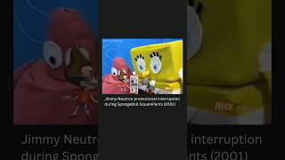 Do you remember in 2001 when #JimmyNeutron interrupted an episode of #SpongeBob! 😱😳 #nostalgia
