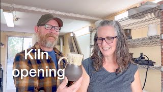 Glaze kiln opening with Kim and Todd! Sharing all our glaze combinations!