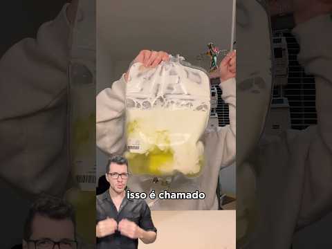 O que é esse líquido branco? 🤔