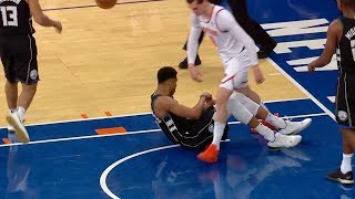 Mario Hezonja Steps Over Giannis Antetokounmpo - Bucks vs Knicks | December 1, 2018