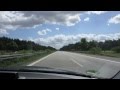 World Travel - Driving a car at 240 km/hr in the German autobahn