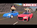Arabası ile Kim Yarışı Kazanacak? Çok Hızlıyız! - Panda ile Roblox Driving Simulator