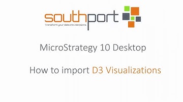 MicroStrategy 10: How to import D3 Visualizations