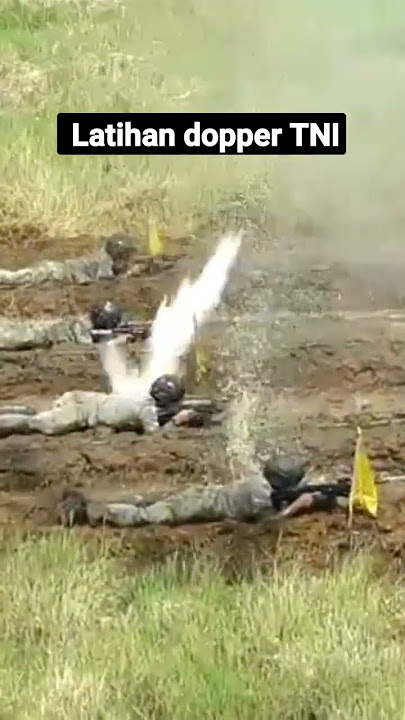 Kerasnya Latihan Dopper TNI, Ditembaki Dengan Peluru Tajam!