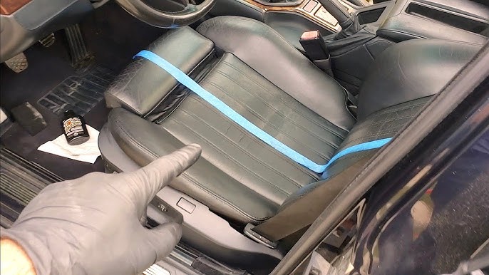 Clean your leather seats with this DIY cleaner! #tipoftheweek #diy  #cleancar…