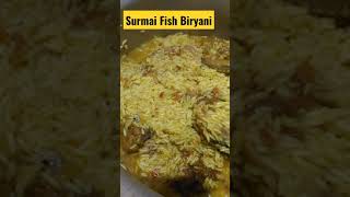 Making of Surmai fish Biryani #Shorts King Fish/Seer Fish