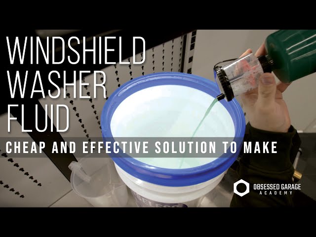 BEST WINDSHIELD WIPER FLUID  DIY and STREAK FREE for CHEAP! 