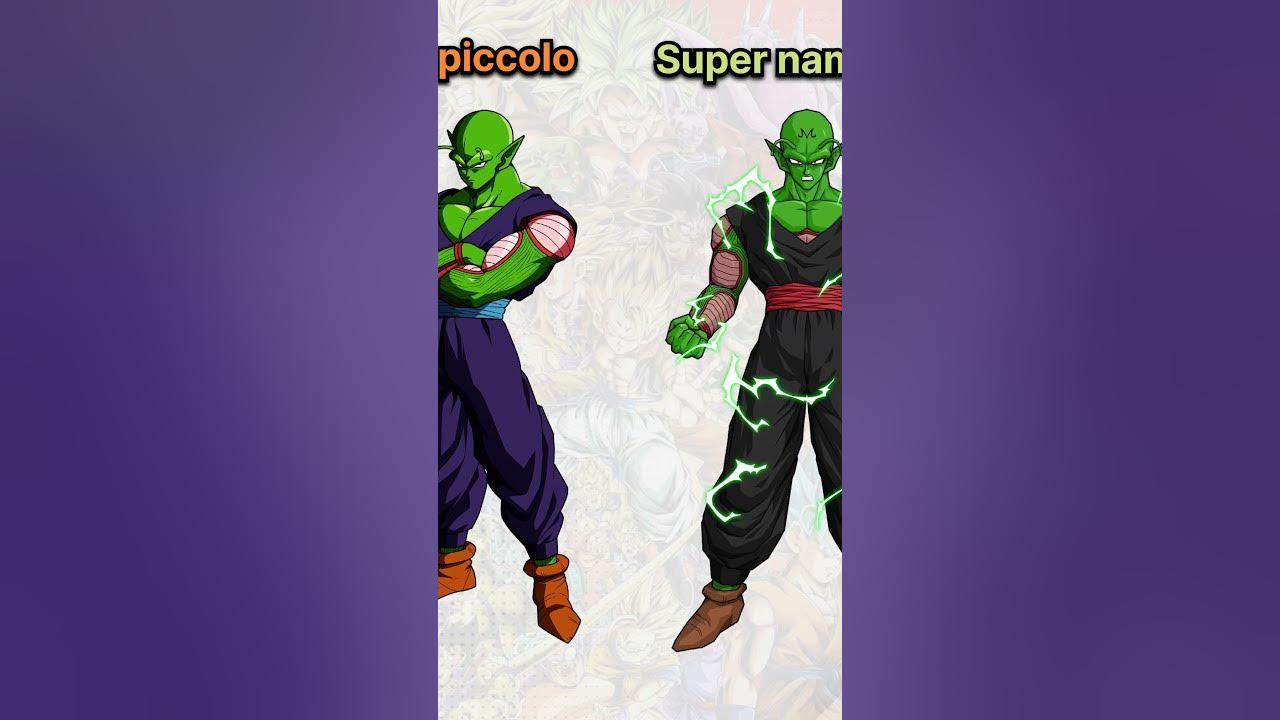 piccolo all transformations in dragon ball shorts YouTube