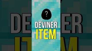 60 secondes pour DEVINER l'item sur Minecraft 🤓