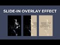 Slide-In Overlay Hover Effect (HTML &amp; CSS)