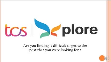 How to get to the post that you were looking for ? | How to access TCS Xplore course