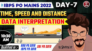 Time, Speed and Distance Based DI | IBPS PO Mains 2022 | Yashraj Sir | Veteran