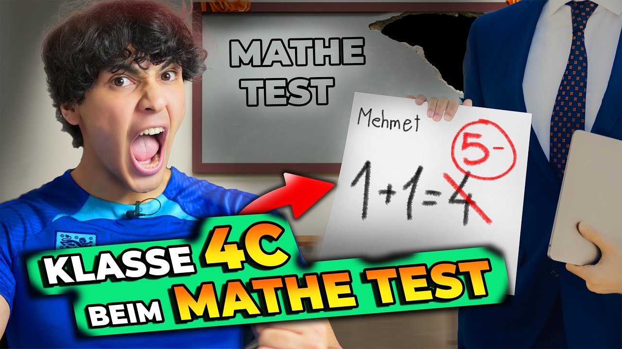 Die KLASSE 4C eskaliert beim MATHE TEST 😳😂 | Schule mit 4C | Mohi__07