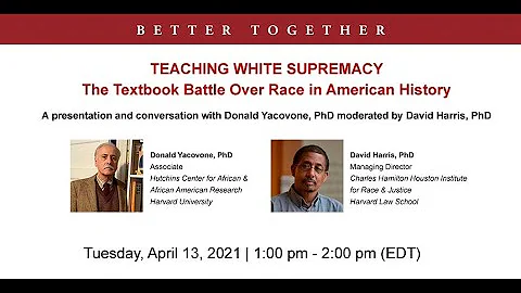 Teaching White Supremacy: The Textbook Battle Over Race In American History