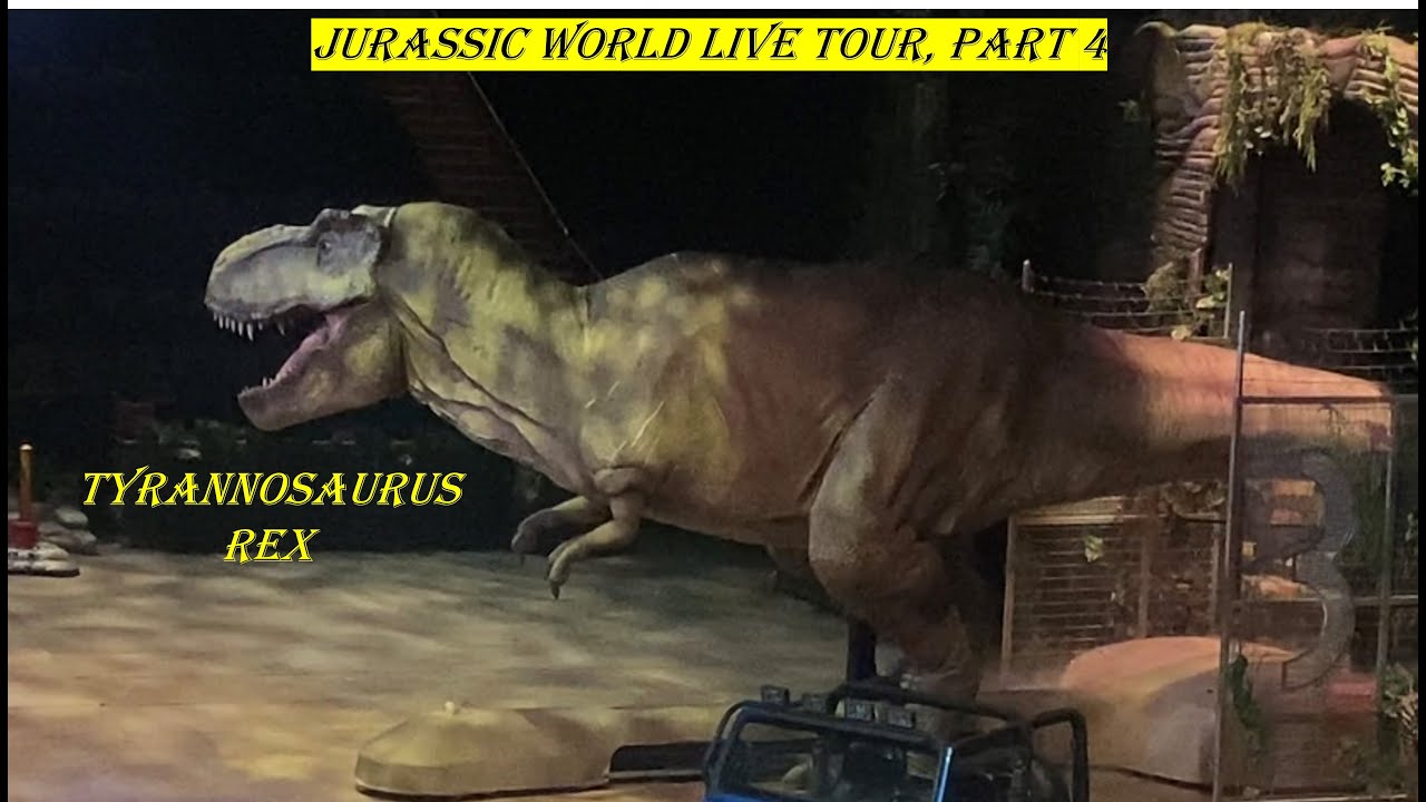 Jurassic World Live Tour 2022| Tyrannosaurus rex 🦖PART 4|Vlog59