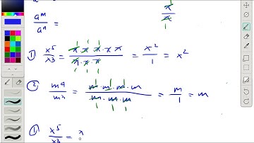 LEX04 Laws of Exponents - Quotient Rule Part 1