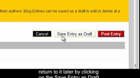 Blackboard Learn 9 Blogs and Journals-TAMUK