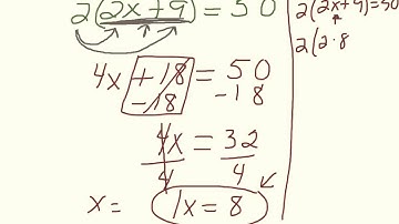 intro to solving equations with parentheses