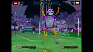 Virtua Striker 2 Version 2000 2000 Arcade Retrogame Longplay , Mvp Royal Genki Playthrough