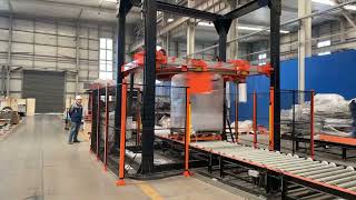 Fully Automatic Pallet Wrapping System for High-Speed Production Lines