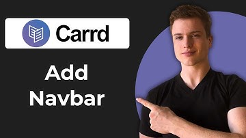 How To Add Navbar In Carrd (2025 Guide)