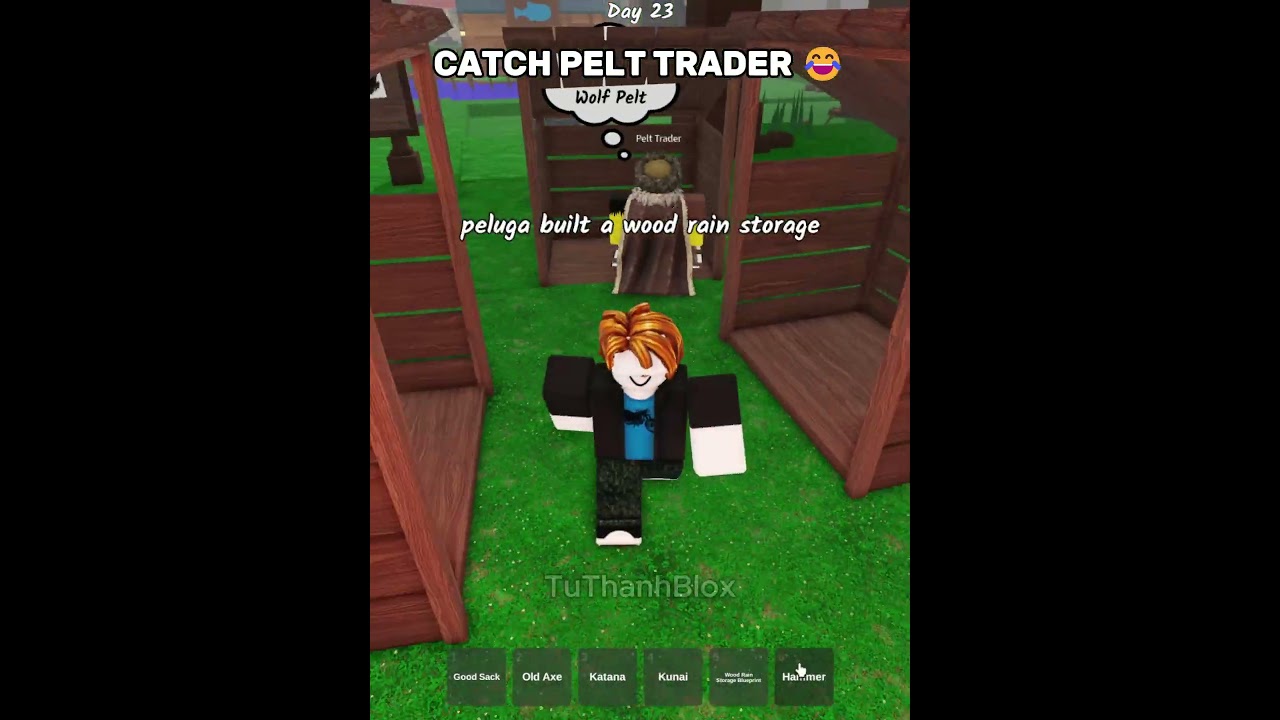 Catch pelt trader😂 #99nightintheforest #tuthanhblox #roblox #usa