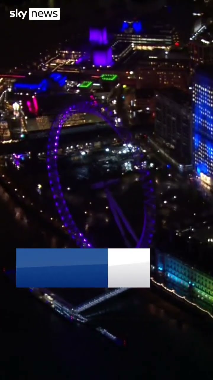 Landmarks turn purple for Holocaust Memorial Day